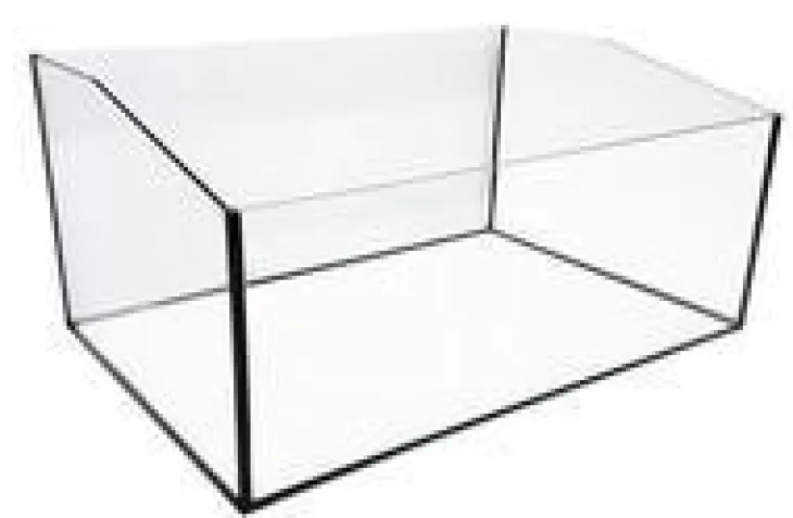 Terrarium pour tortue coloris noir Reptile Planet Aqua Terra – 60 x 40 x 28 cm