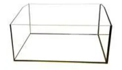 Terrarium pour tortue coloris noir Reptile Planet Aqua Terra – 60 x 40 x 28 cm