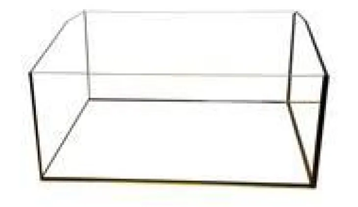 Terrarium pour tortue coloris noir Reptile Planet Aqua Terra – 60 x 40 x 28 cm