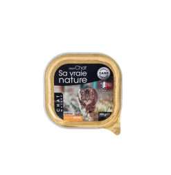 Terrine pour chat sénior à la volaille Sa vraie nature - 100 g