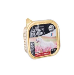 Terrine pour chien au bœuf et aux légumes Sa vraie nature - 300 g