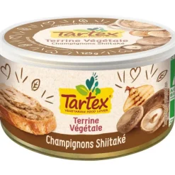 Terrine végétale champignon shiitake en boîte de 125 g