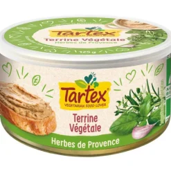 Terrine végétale herbes de Provence en boîte de 125 g