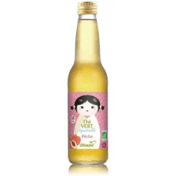 Thé à la pêche bio en bouteille Vitamont - 33 cl