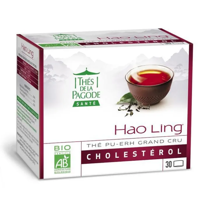 Thé bio Hao Ling Thés de la Pagode - 30 infusettes