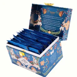 Thé de Noël gingembre cannelle bio Provence d'Antan - 36 g dans une boîte en métal