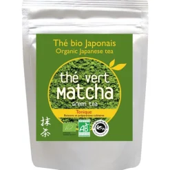 Thé Japonais Matcha biologique en poudre - 50 gr