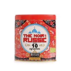 Thé noir 10 agrumes goût russe bio Terre d’Oc – 100 g