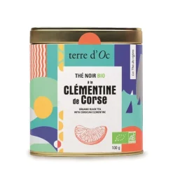 Thé noir bio clémentine de corse Terre d'OC - 100 g