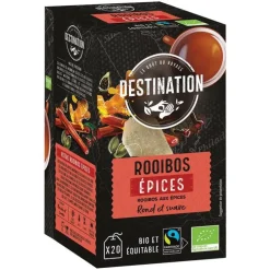 Thé rooibos épices 20 sachets bio Destination - 40 g