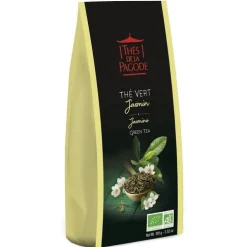 Thé vert au jasmin bio - sachet de 100 g