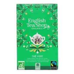 Thé vert bio English Tea Shop - boite de 20 sachets