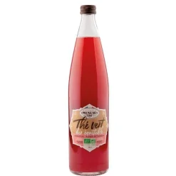 Thé vert bio équitable hibiscus fleur de sureau Maison Meneau - 75 cl