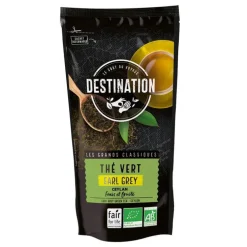 Thé vert Earl Grey Ceylan bio 80g