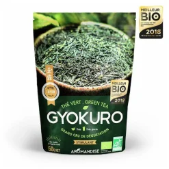 Thé vert gyokuro bio en sachet de 50 g