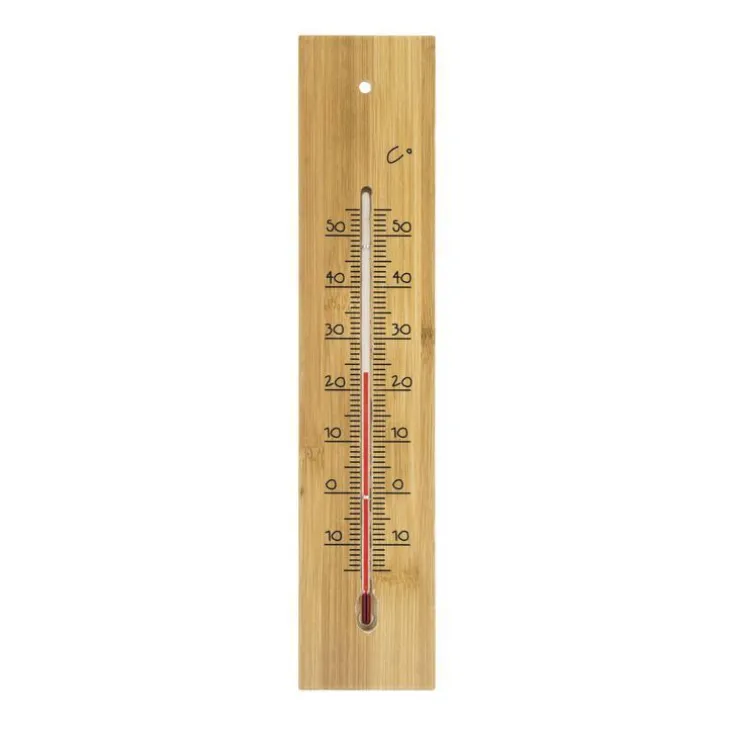 Thermomètre en bois 30 cm