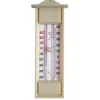 Thermomètre mini-maxi beige de 23 cm