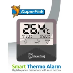 Thermomètre numérique aquarium, avec alarme, SUPERFISH Smart Thermo Alarm