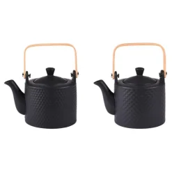 Théière porcelaine Ø12,5xH13 cm