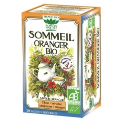 Tisane sommeil à l’oranger bio en boite de 32 g