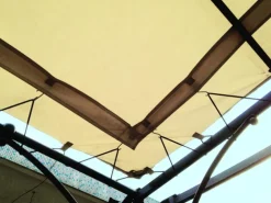 Toile d'ombrage universelle pour tonnelle coloris beige Couleurs du monde - 3 x 4 m