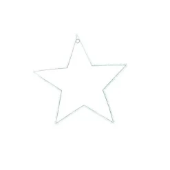 Étoile lumineuse LED à lumière fixe blanc sur secteur