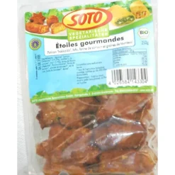 Étoiles gourmandes bio au potion et légumes Soto - 250 g