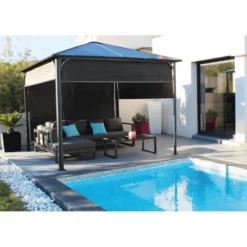 Toiture en polycarbonate pour tonnelle Ideal Couleurs Du Monde