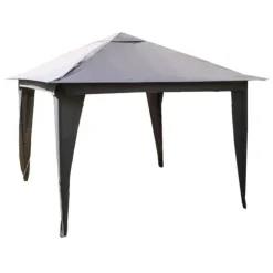 Tonnelle Manea pliable en acier Couleurs Du Monde - 3.5 x 3.5 m