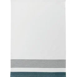 Torchon recyclé Mattia coloris bleu - 50 x 70 cm