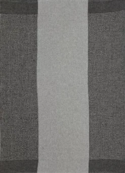 Torchon recyclé Na Finn coloris gris en coton - 50 x 70 cm