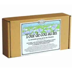 Tour de cou en lin 15x75 cm