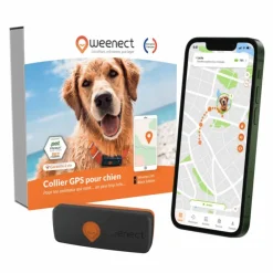 Traceur GPS pour chien coloris noir Weenect