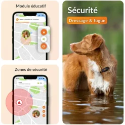 Traceur GPS pour chien coloris noir Weenect