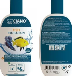 Traitement de l'eau aquarium, protection poisson, CIANO, Fish Protection - 100ml