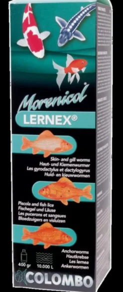 Traitement poissons de bassin Morenicol Lernex, COLOMBO BASSIN - 400g/10000L