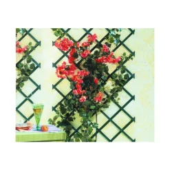 Treillis extensible en bois Treilliwood vert 1,5m x H 50 cm