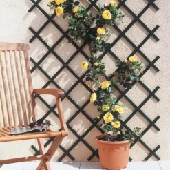 Treillis extérieur Treilliflex en PVC, coloris vert, 100 x 200 cm