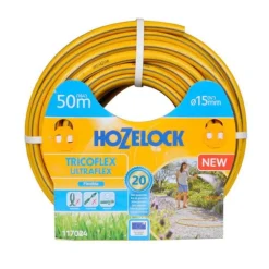 Tuyau Tricoflex Ultraflex coloris jaune Hozelock - 50 m x Ø 15 mm