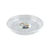 Uni soucoupe ronde Transparent L25 x H3,6 cm