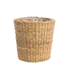 Vannerie naturelle en jacinthe d’eau – 27 x 25,5 x 21 cm