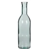 Vase bouteille Rioja coloris transparent en verre recyclé - Ø 15 cm