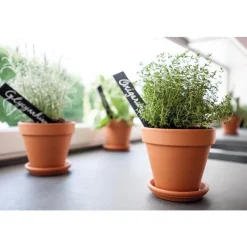 Vase brut rouge en terre cuite D.31 x H29