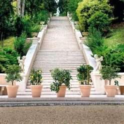 Vase Doppio bordo en terre cuite D.62 x H54