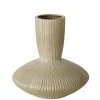 Vase en céramique beige mate Oasis - Ø 18 x H 18 cm