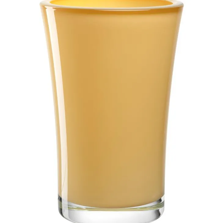 Vase en verre Luminosa jaune - 21 cm