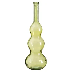 Vase en verre recyclé vert clair Benito - Ø 33 x H 100 cm