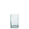Vase en verre transparent Lucca - 11 x 20 cm
