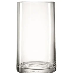 Vase en verre transparent Novara - H 26 cm