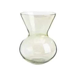 Vase en verre transparent irisé - Ø 12,5 x H 17 cm